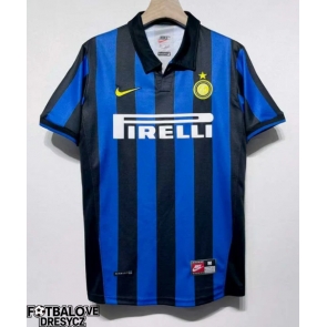 Inter Milan 1998-1999 Retro Domácí Dres Krátký Rukáv Inter Milan 1998-1999 Retro Domácí Dres Krátký Rukáv